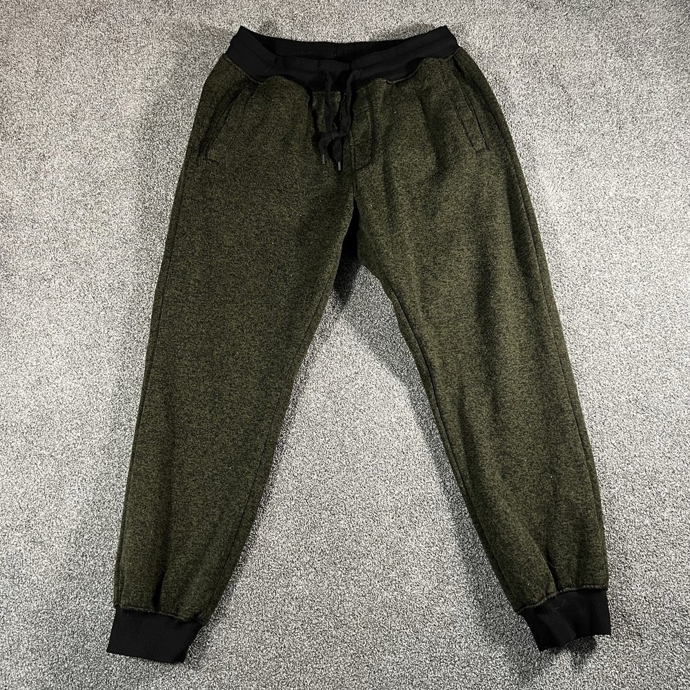 Southpole Olive Green Jogger Sweatpants Men's Large Drawstring Pockets